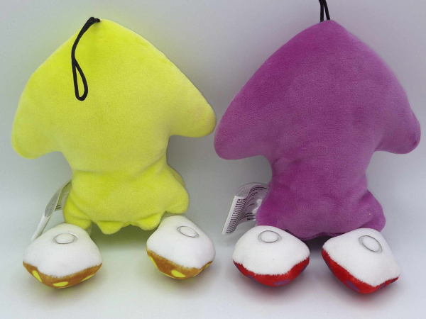 4x Splatoon 2 Tintenfische - 20cm
